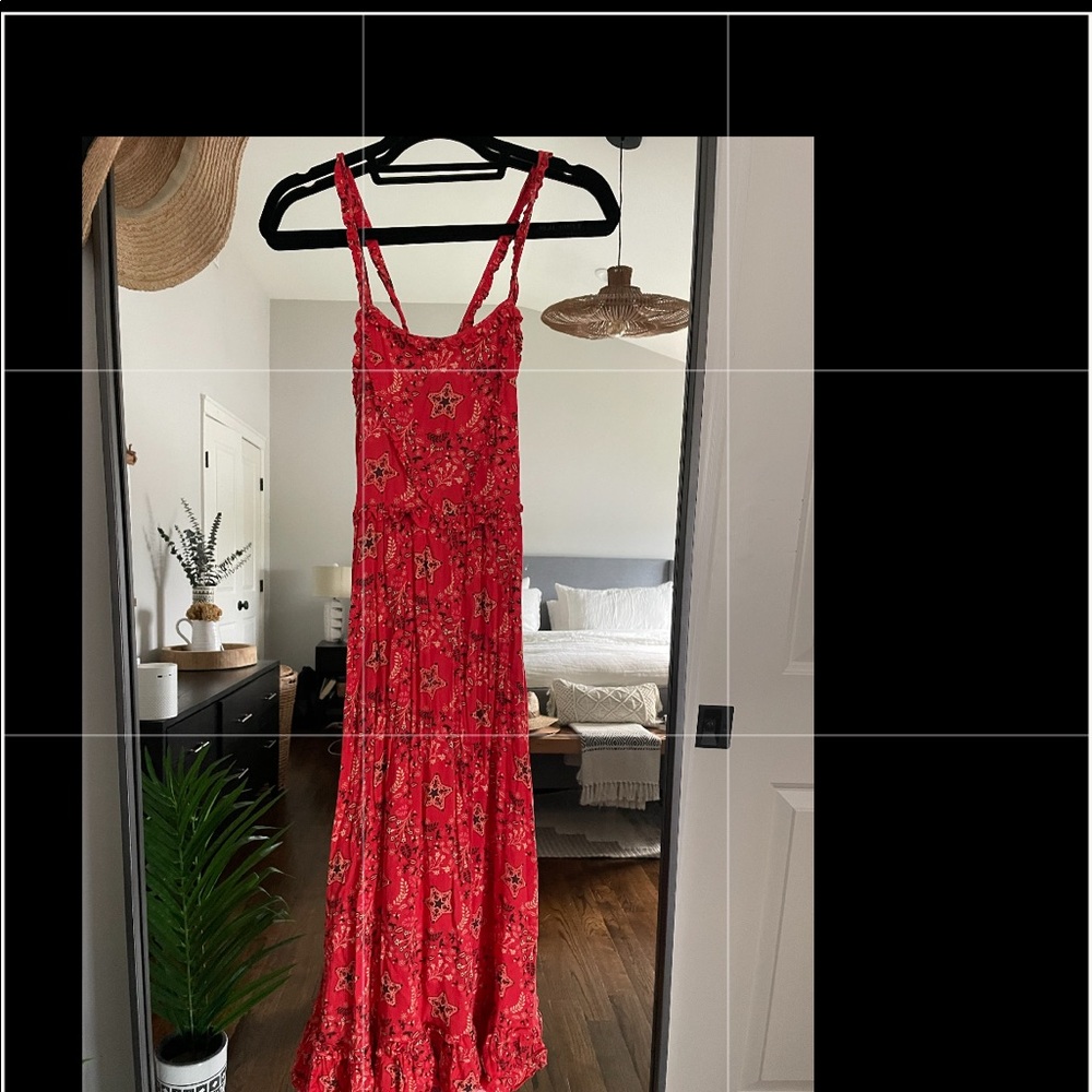 TIE BACK MAXI DRESS